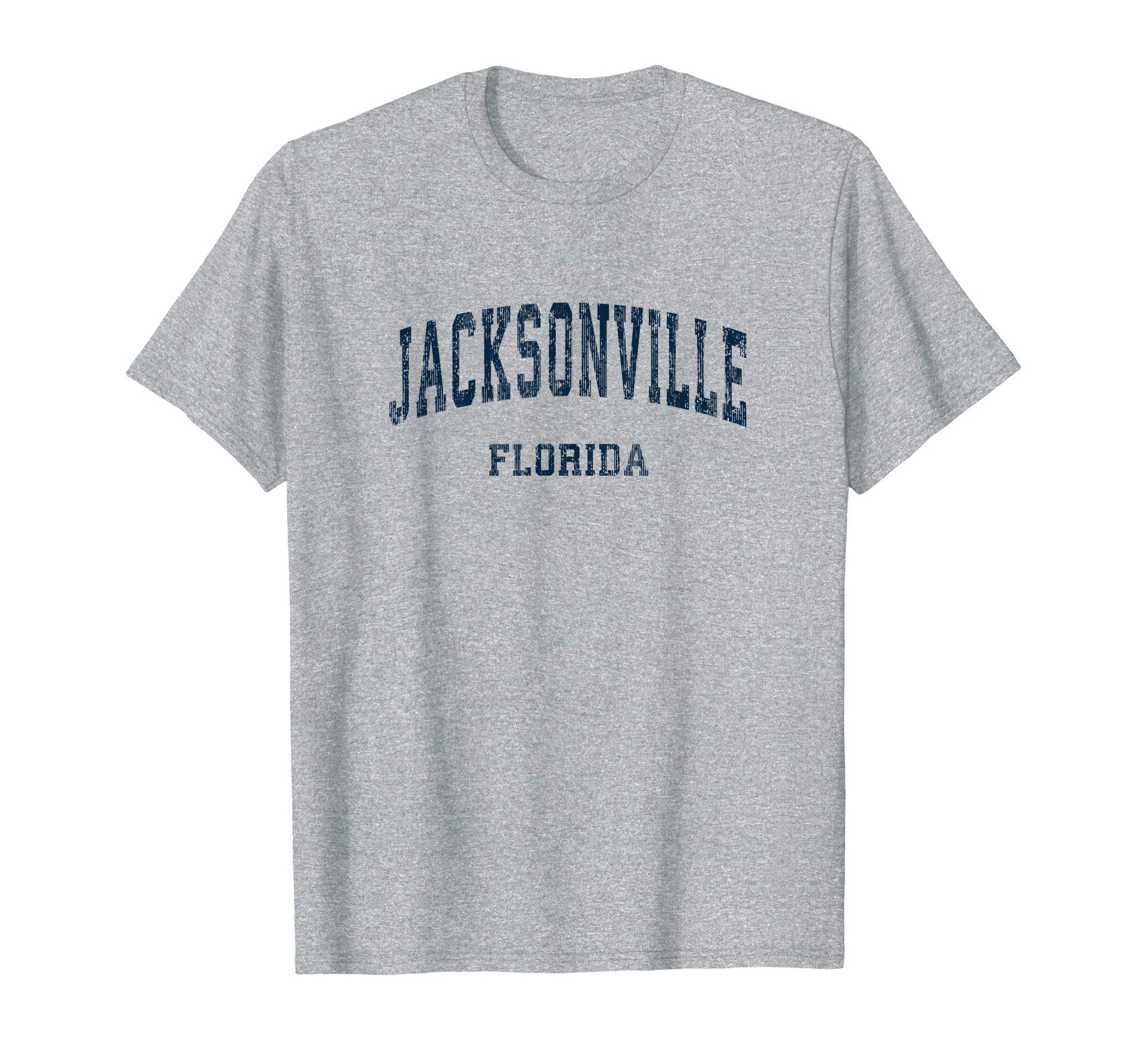 Jacksonville Florida Fl Varsity Sports T-Shirt - Minimalist Print Unisex - T-Shirt, Sweatshirt, Hoodie