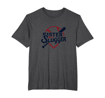 Baseball Sister Sister Slugger T-Shirt - Aesthetic Graphic Men Women - T-Shirt, Sweatshirt, Hoodie