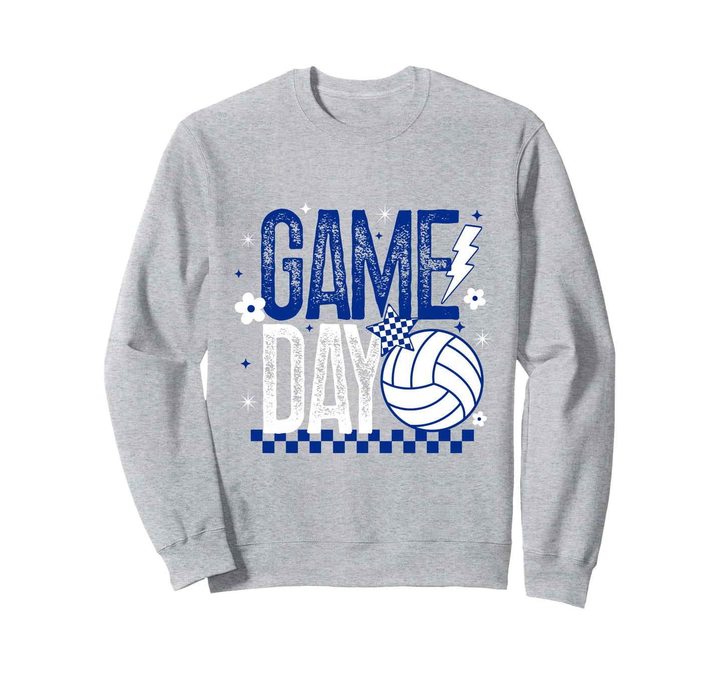 Volleyball Game Day Volleyball Mom Sweatshirt - Trendy Graphic for Adults - T-Shirt, Sweatshirt, Hoodie