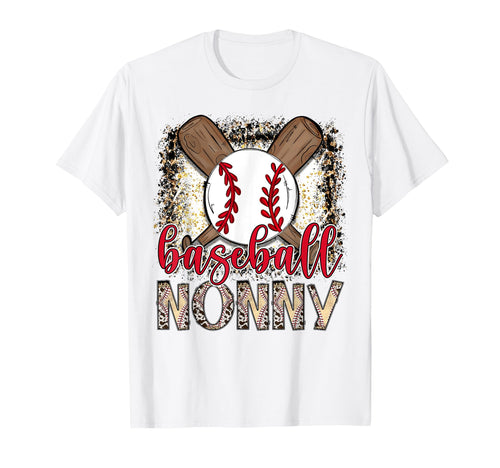 Baseball Nonny Leopard Proud Ball Nonny T-Shirt - Graphic Print for Adults - T-Shirt, Sweatshirt, Hoodie