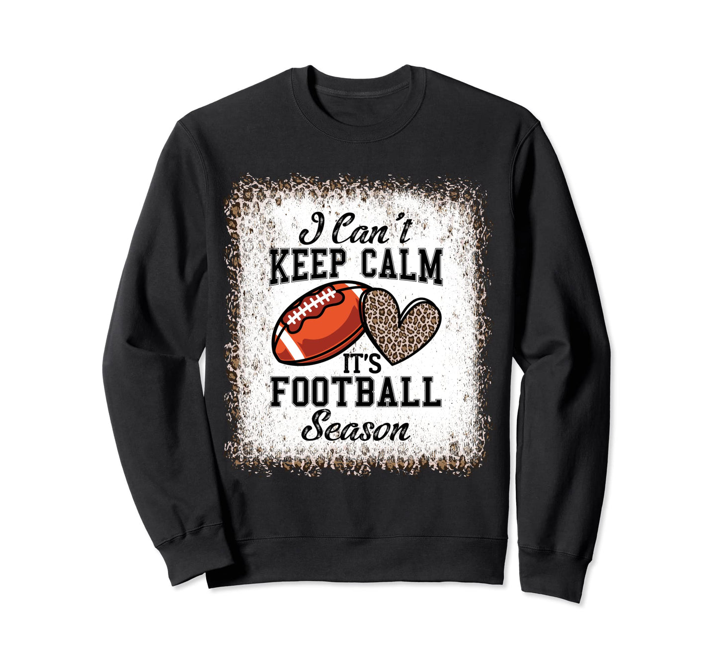 Funny Bleached Leopard American Sweatshirt - Fun Novelty Design Men Women - T-Shirt, Sweatshirt, Hoodie