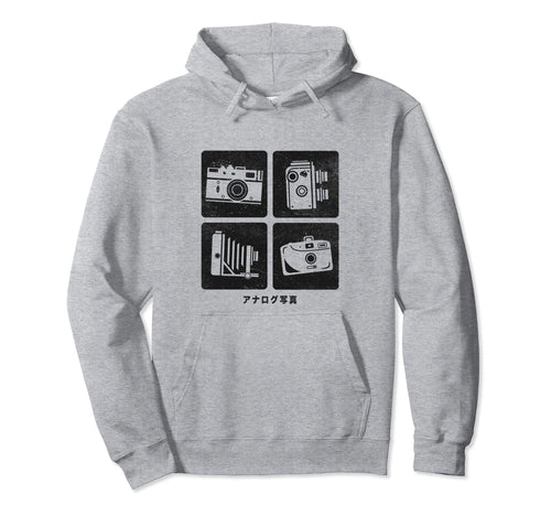 Analog Photography Camera Gear Film Hoodie - Trendy Graphic Unisex - T-Shirt, Sweatshirt, Hoodie
