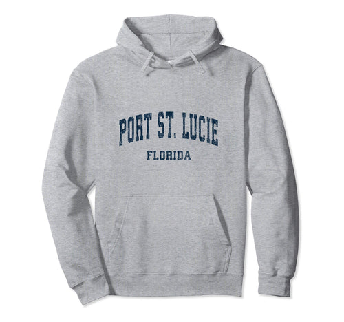Port St Lucie Florida Fl Varsity Sports Hoodie - Minimalist Print Unisex - T-Shirt, Sweatshirt, Hoodie