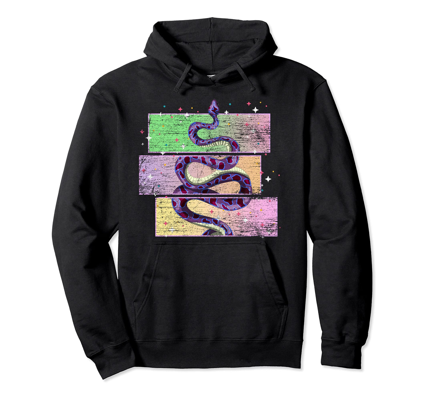 Japanese Aesthetic Animal Vaporwave Snake Hoodie - Unique Graphic Unisex - T-Shirt, Sweatshirt, Hoodie