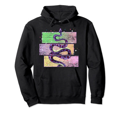Japanese Aesthetic Animal Vaporwave Snake Hoodie - Unique Graphic Unisex - T-Shirt, Sweatshirt, Hoodie