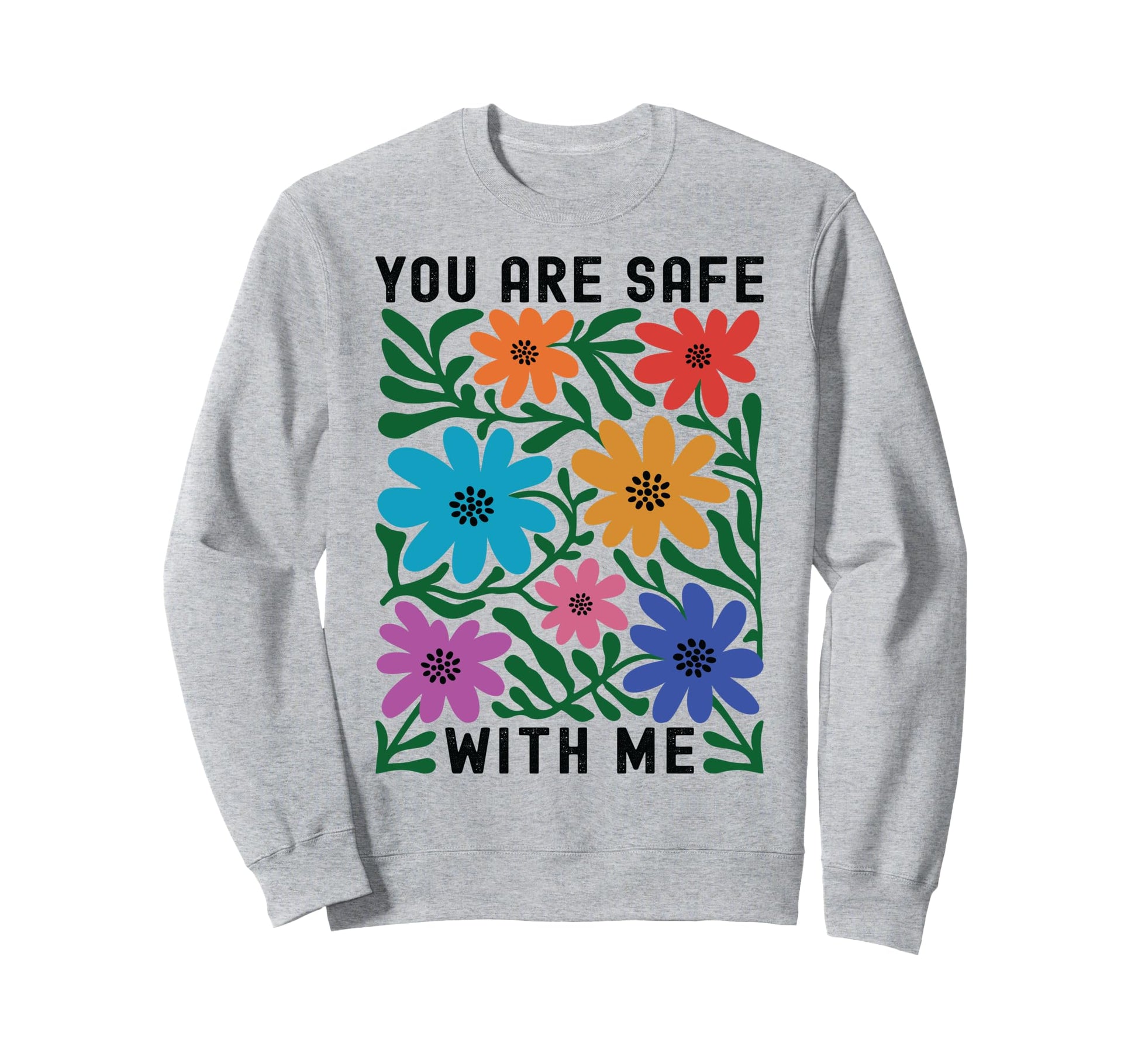 You Are Safe Me Lgbtq Pride Ally Sweatshirt - Minimalist Print Unisex - T-Shirt, Sweatshirt, Hoodie