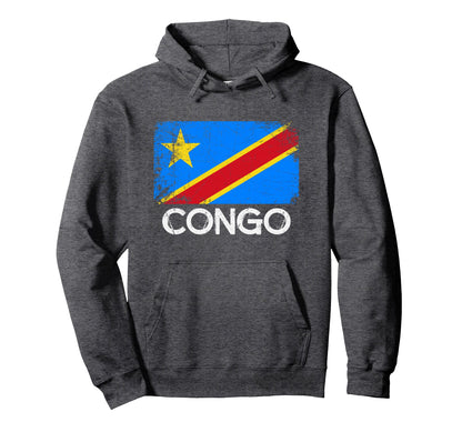 Congolese Flag Made Congo Gift Hoodie - Aesthetic Graphic Men Women - T-Shirt, Sweatshirt, Hoodie