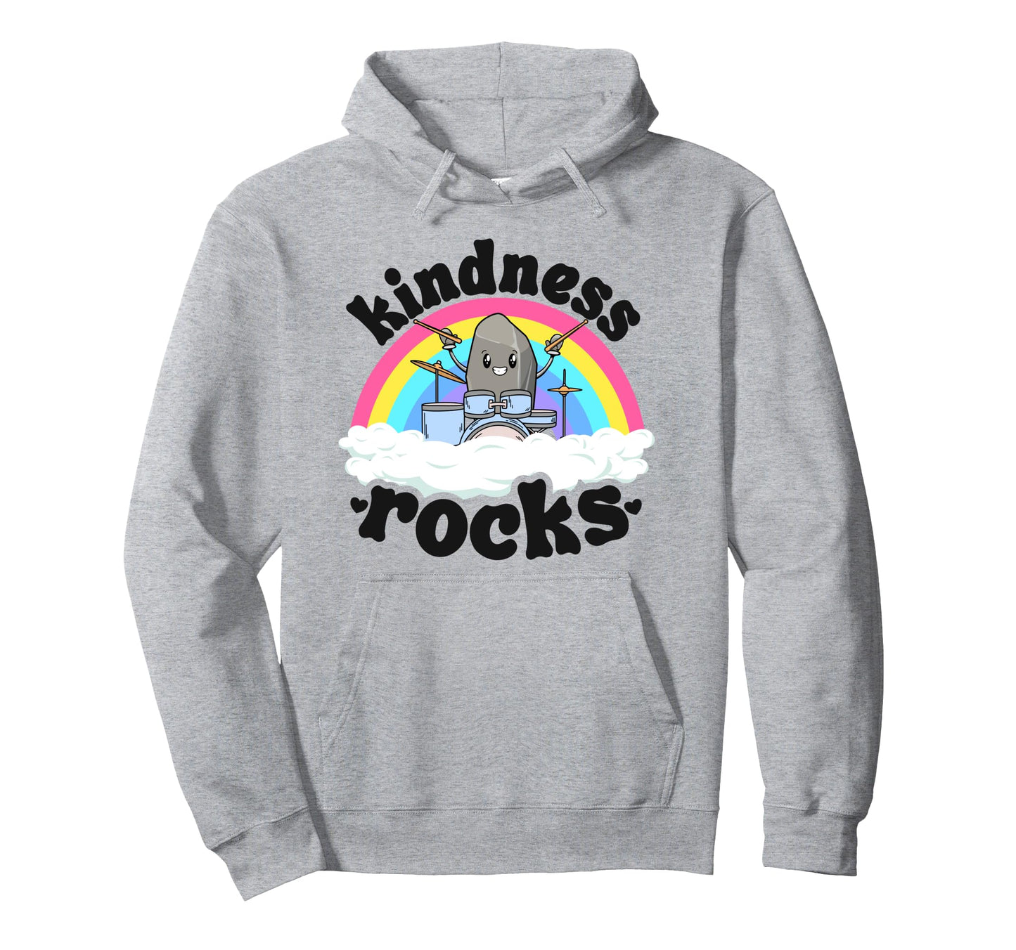 Anti Bullying Rainbow Music Teacher Hoodie - Trendy Graphic Men Women - T-Shirt, Sweatshirt, Hoodie
