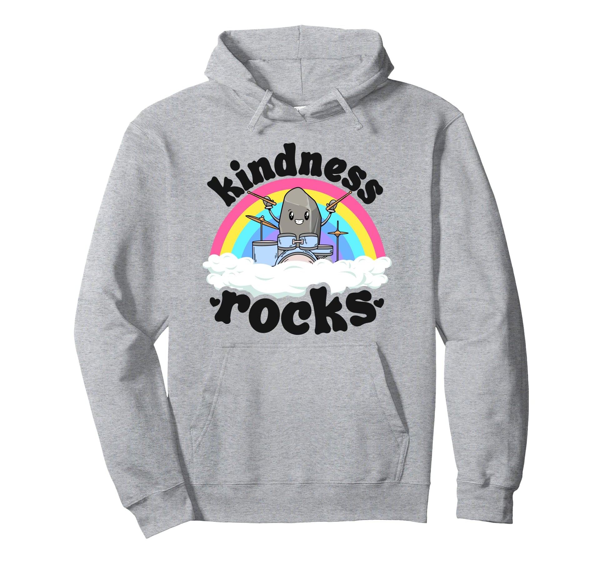 Anti Bullying Rainbow Music Teacher Hoodie - Trendy Graphic Men Women - T-Shirt, Sweatshirt, Hoodie