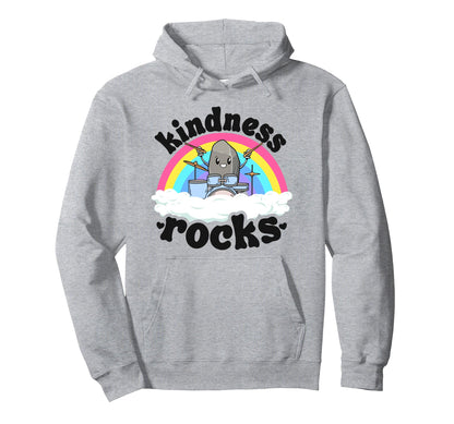 Anti Bullying Rainbow Music Teacher Hoodie - Trendy Graphic Men Women - T-Shirt, Sweatshirt, Hoodie