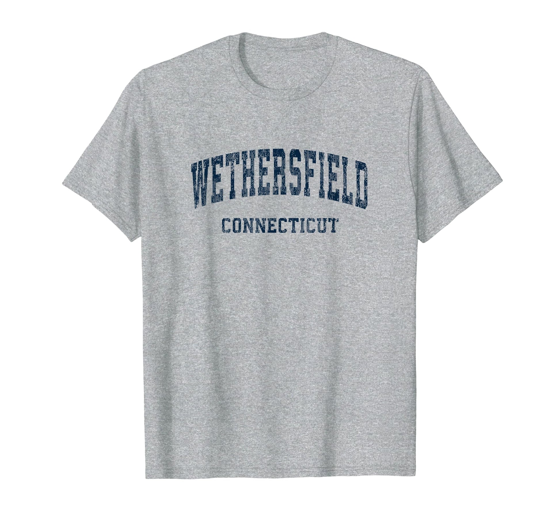 Wethersfield Connecticut Ct Varsity T-Shirt - Minimalist Print for Adults - T-Shirt, Sweatshirt, Hoodie