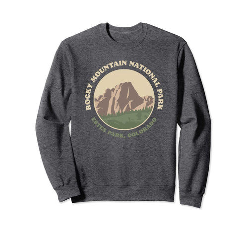 Rocky Mountain National Park Badge Sweatshirt - Custom Art Print Unisex - T-Shirt, Sweatshirt, Hoodie