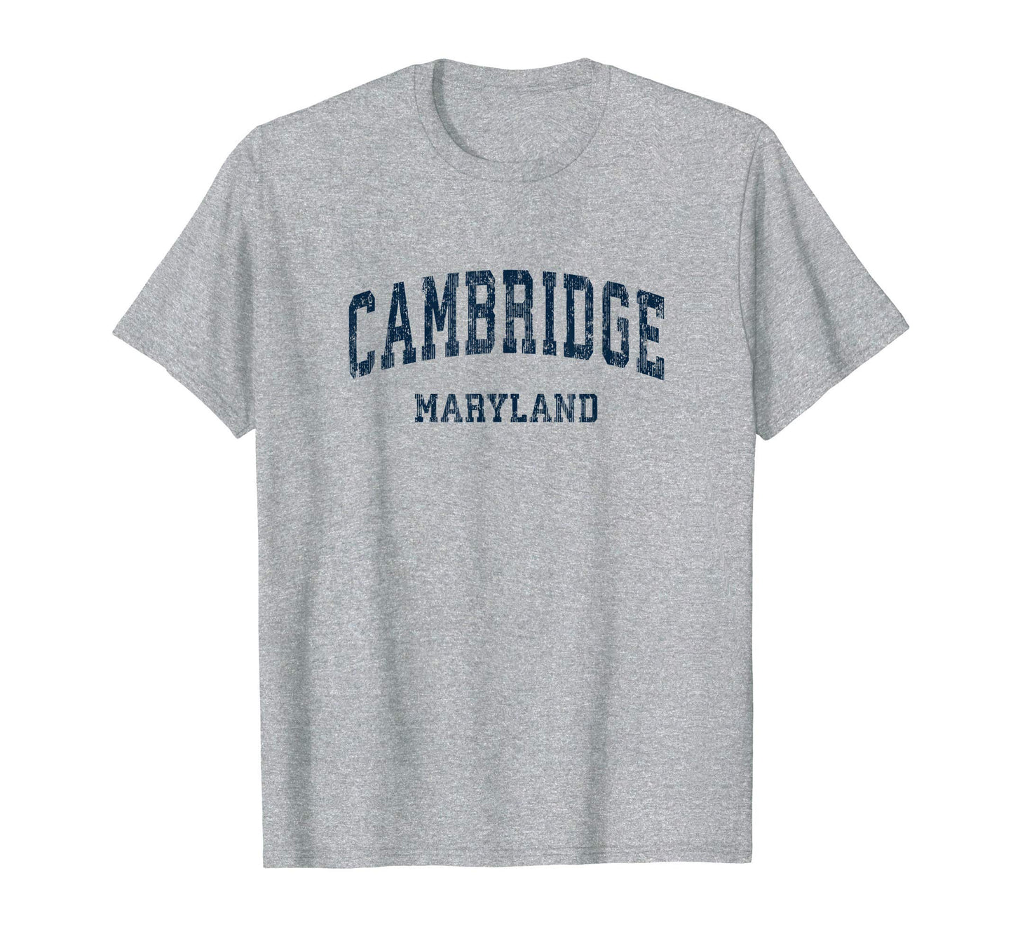 Cambridge Maryland Md Varsity Sports T-Shirt - Minimalist Print Men Women - T-Shirt, Sweatshirt, Hoodie