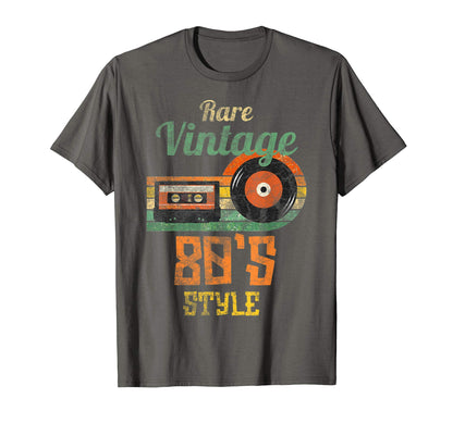 Cassette Tape Vinyl Old School 80S Music T-Shirt - Custom Art Print Unisex - T-Shirt, Sweatshirt, Hoodie