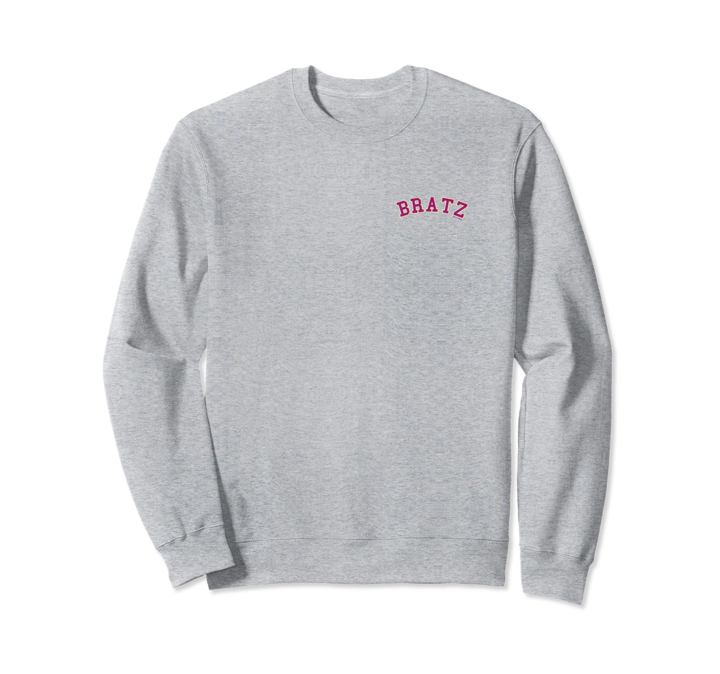 Bratz Varsity Font Pocket Logo Sweatshirt - Casual Everyday Wear for Adults - T-Shirt, Sweatshirt, Hoodie