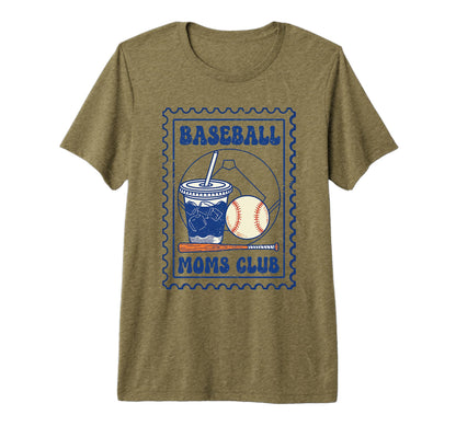Baseball Moms Club Tri Blend T-Shirt - Unique Graphic Unisex - T-Shirt, Sweatshirt, Hoodie