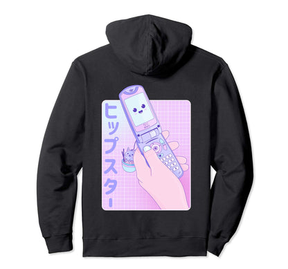 Vaporwave 90S Japanese Lofi Kawaii Hoodie - Fun Novelty Design Unisex - T-Shirt, Sweatshirt, Hoodie