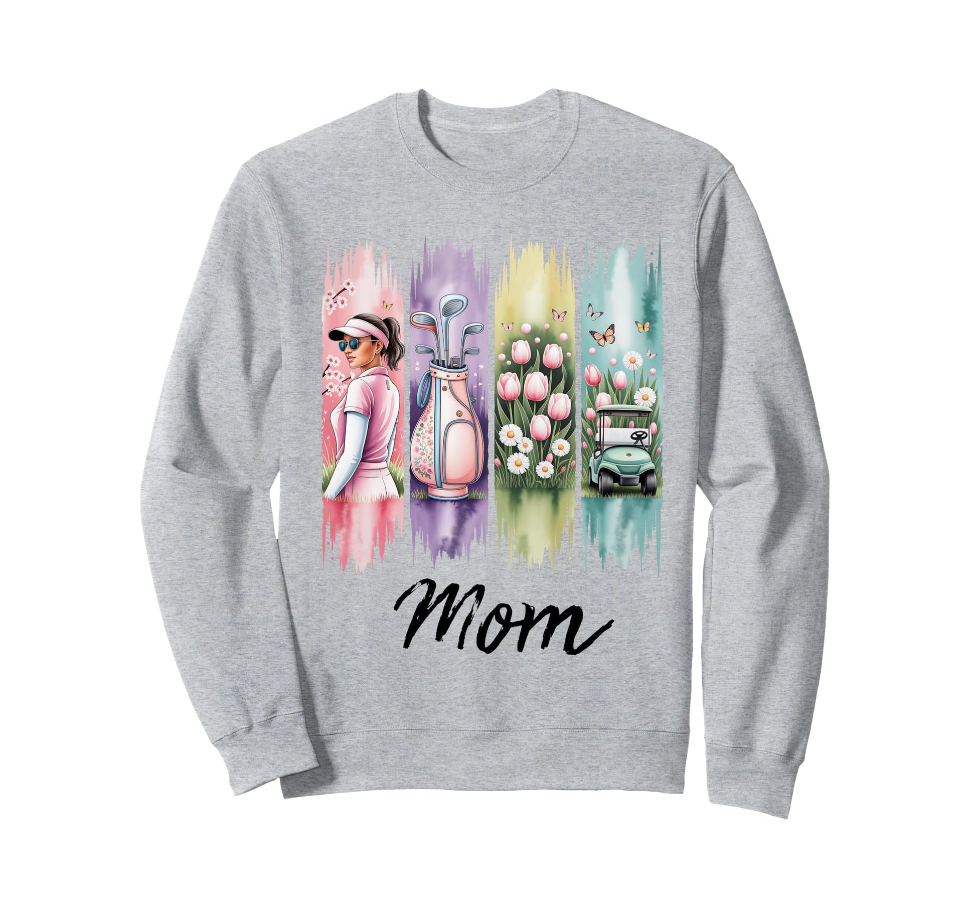 Golf Ball Mom Golf Game Golfer Golf Sweatshirt - Graphic Print Men Women - T-Shirt, Sweatshirt, Hoodie