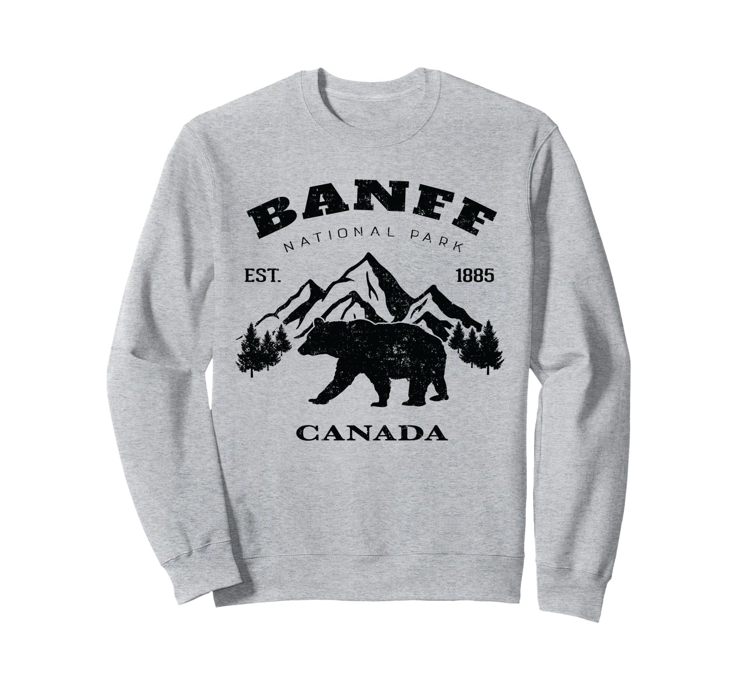Banff National Park Canada Sweatshirt - Streetwear Style for Adults - T-Shirt, Sweatshirt, Hoodie