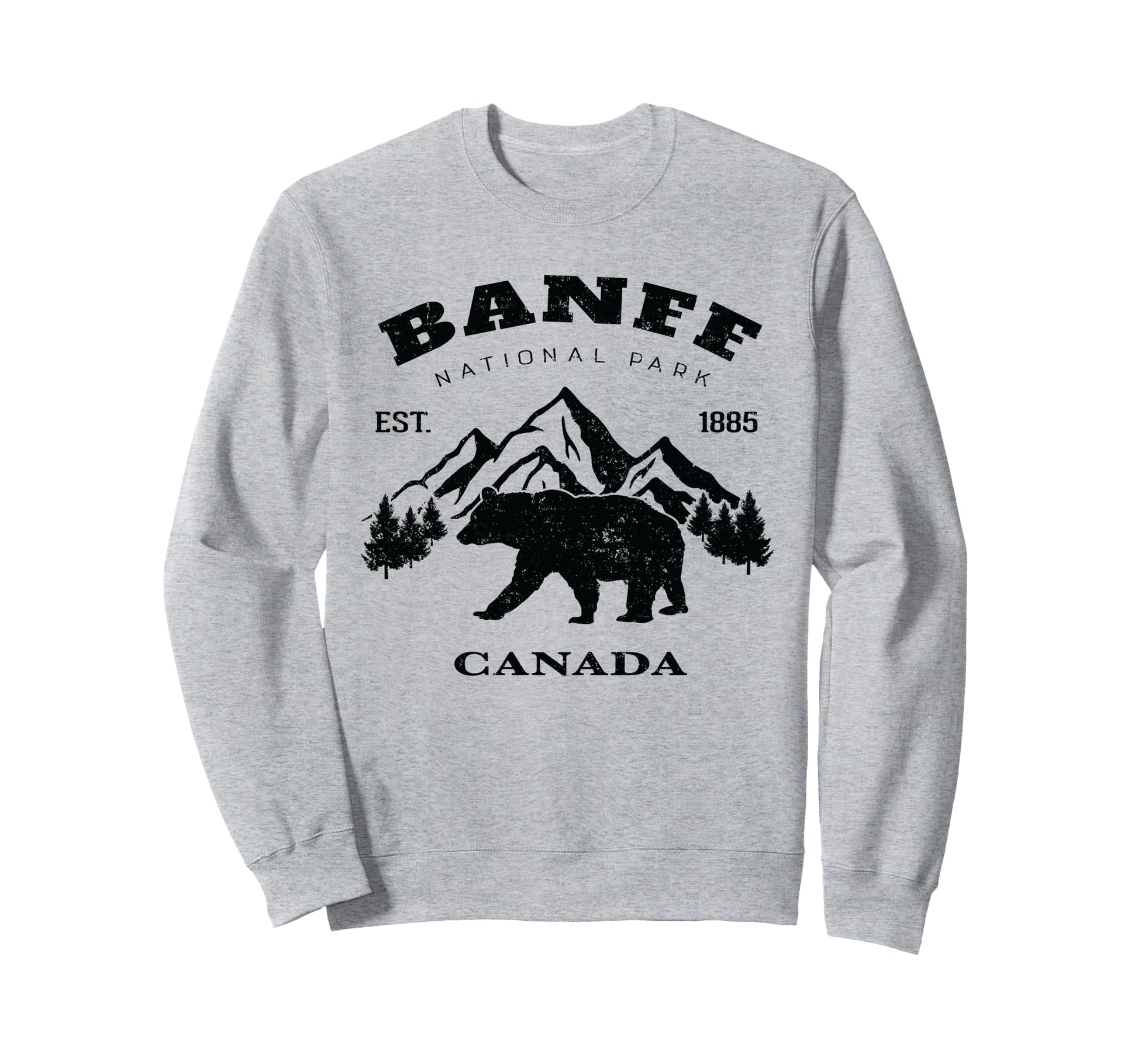 Banff National Park Canada Sweatshirt - Streetwear Style for Adults - T-Shirt, Sweatshirt, Hoodie