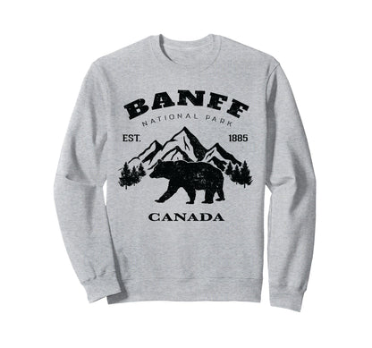 Banff National Park Canada Sweatshirt - Streetwear Style for Adults - T-Shirt, Sweatshirt, Hoodie