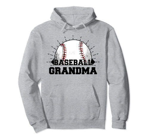 Game Day Baseball Grandma Hoodie - Custom Art Print for Adults - T-Shirt, Sweatshirt, Hoodie