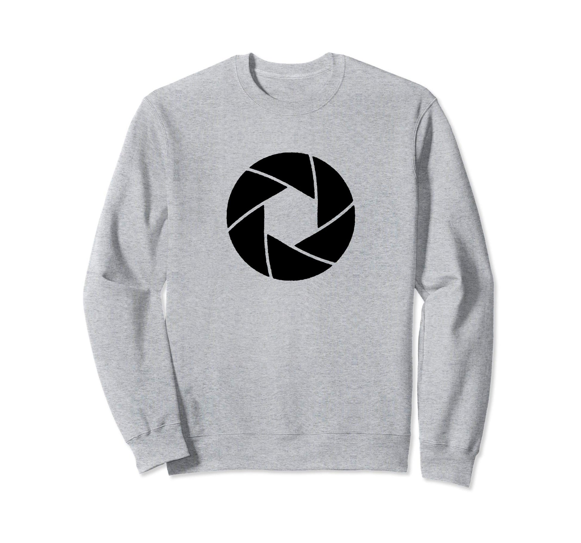 Minimalist Camera Shutter Simple Sweatshirt - Trendy Graphic Men Women - T-Shirt, Sweatshirt, Hoodie