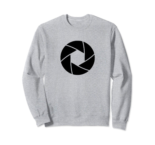 Minimalist Camera Shutter Simple Sweatshirt - Trendy Graphic Men Women - T-Shirt, Sweatshirt, Hoodie