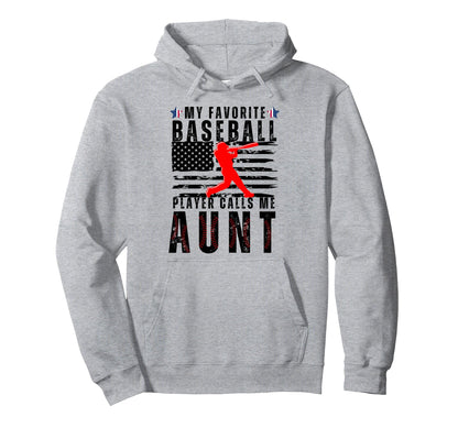 My Favorite Baseball Player Calls Me Hoodie - Aesthetic Graphic for Adults - T-Shirt, Sweatshirt, Hoodie