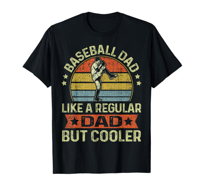 Fathers Day Funny Baseball Dad Like T-Shirt - Trendy Graphic for Adults - T-Shirt, Sweatshirt, Hoodie