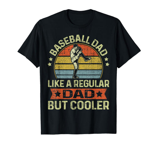 Fathers Day Funny Baseball Dad Like T-Shirt - Trendy Graphic for Adults - T-Shirt, Sweatshirt, Hoodie