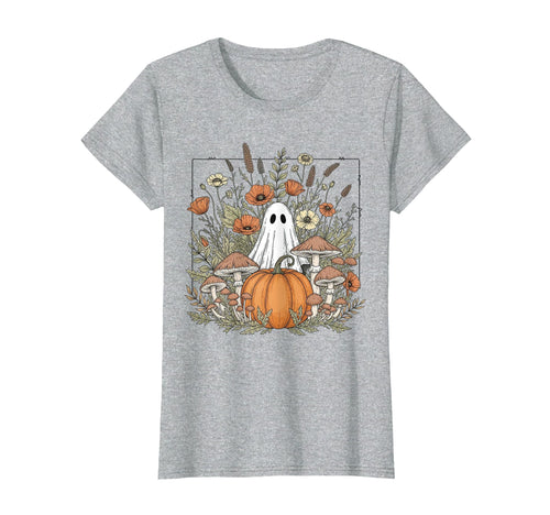 Halloween Ghost Spooky Season Boho T-Shirt - Custom Art Print Unisex - T-Shirt, Sweatshirt, Hoodie