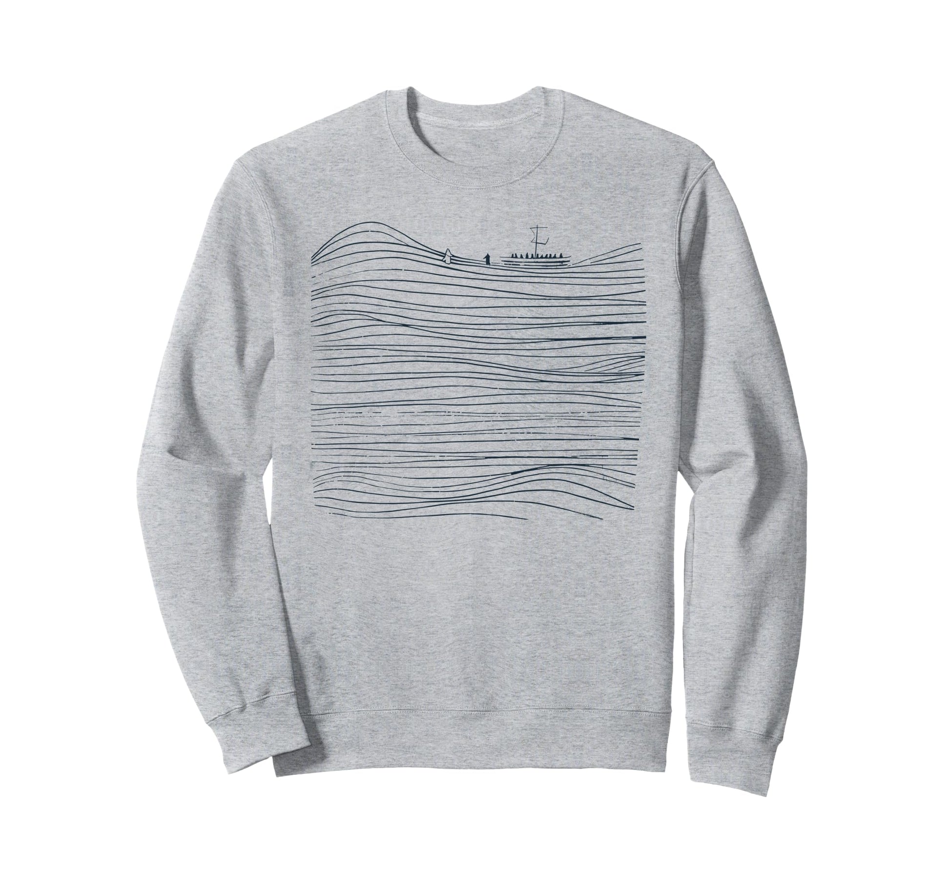 Walking Water Boho Christian Sweatshirt - Graphic Print Men Women - T-Shirt, Sweatshirt, Hoodie