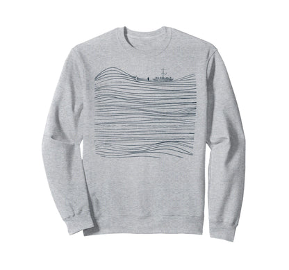 Walking Water Boho Christian Sweatshirt - Graphic Print Men Women - T-Shirt, Sweatshirt, Hoodie
