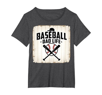 Baseball Dad Life Proud Father Sports T-Shirt - Streetwear Style Men Women - T-Shirt, Sweatshirt, Hoodie