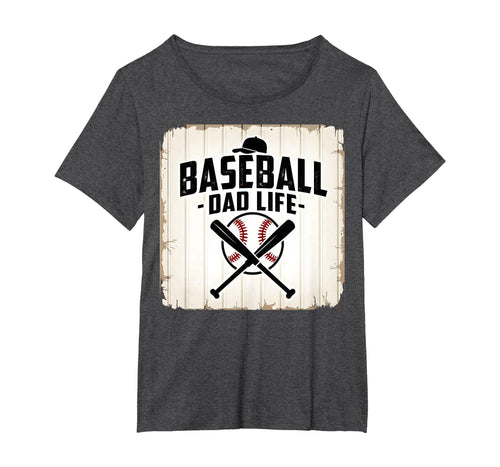 Baseball Dad Life Proud Father T-Shirt - Fun Novelty Design Men Women - T-Shirt, Sweatshirt, Hoodie