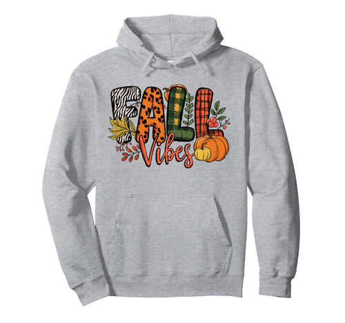 Fall Vibes Rainbow Fall Season Hoodie - Streetwear Style for Adults - T-Shirt, Sweatshirt, Hoodie