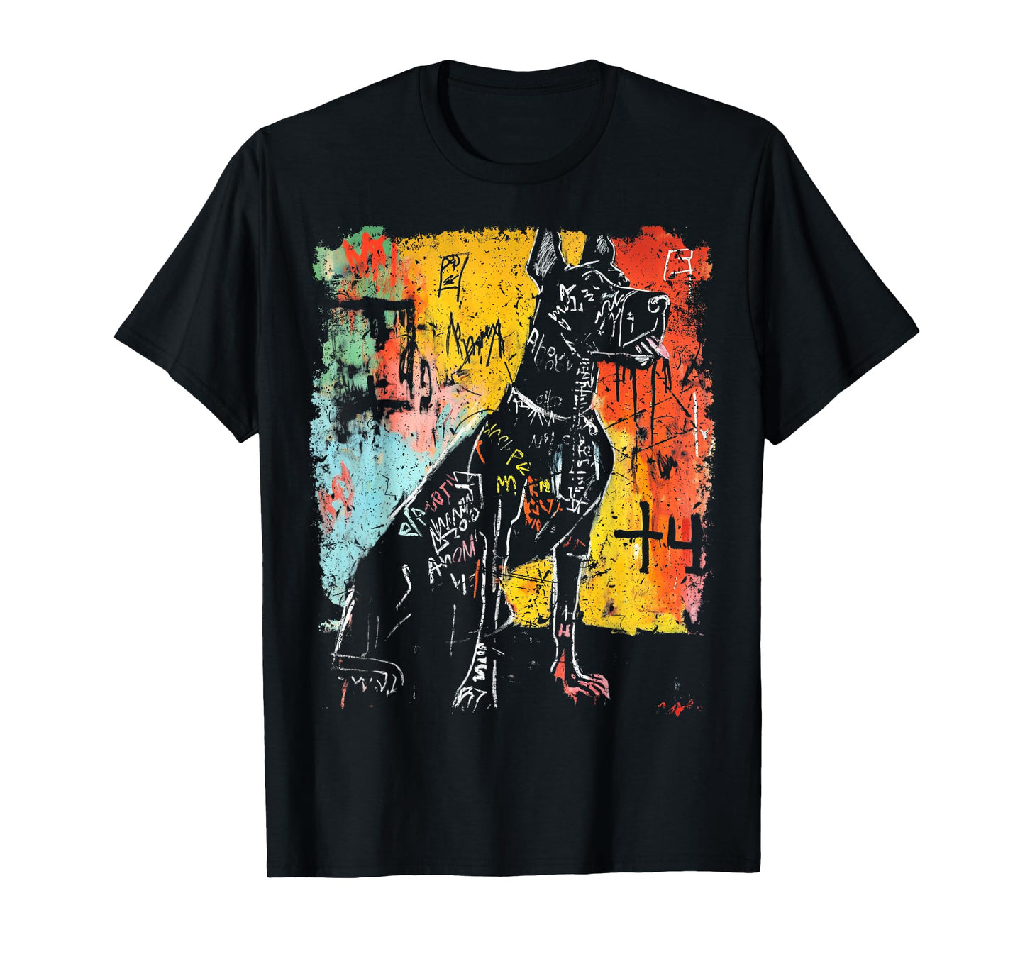 Pop Art Dog 90S Mens Graffiti T-Shirt - Trendy Graphic for Adults - T-Shirt, Sweatshirt, Hoodie