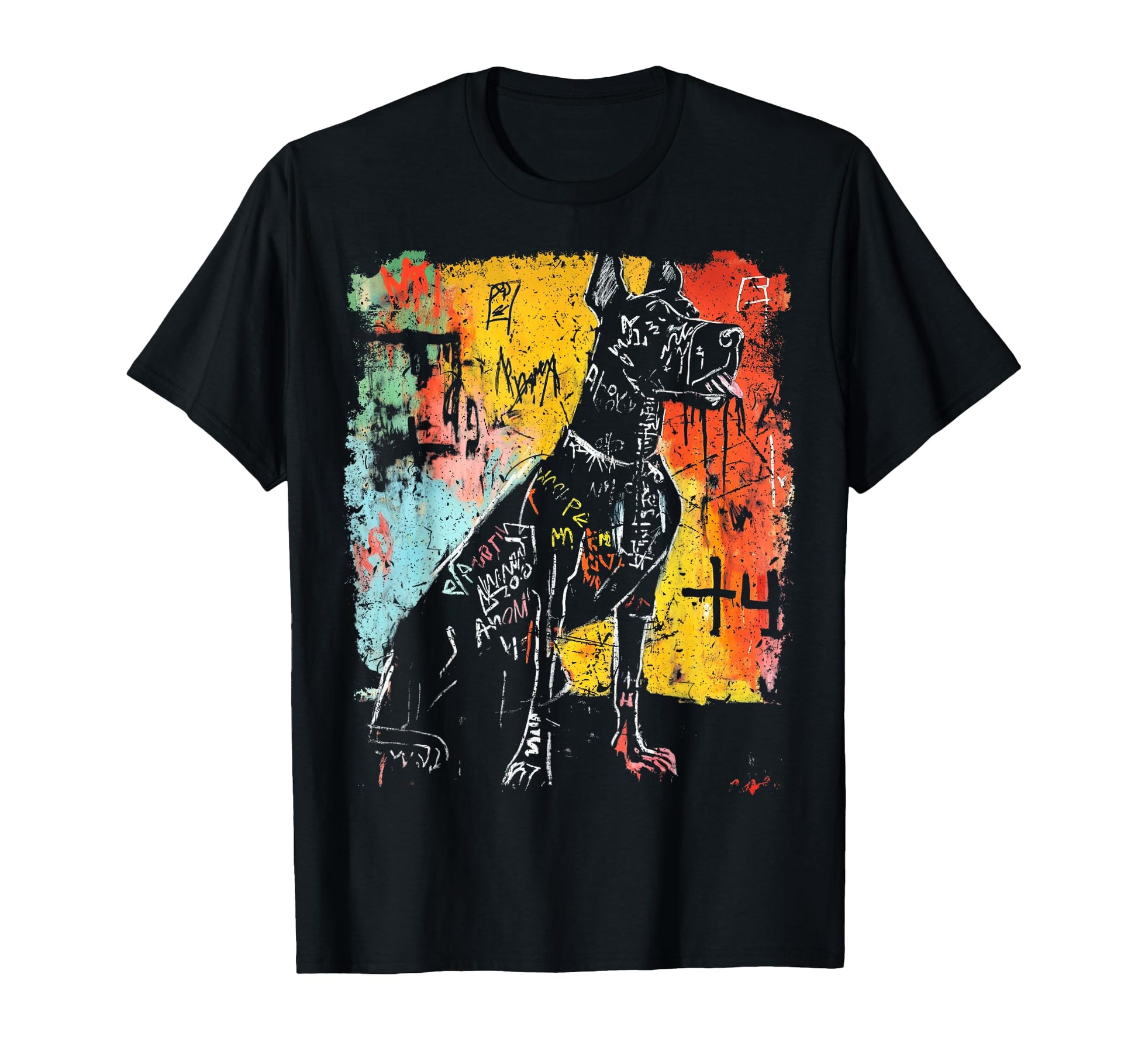 Pop Art Dog 90S Mens Graffiti T-Shirt - Trendy Graphic for Adults - T-Shirt, Sweatshirt, Hoodie