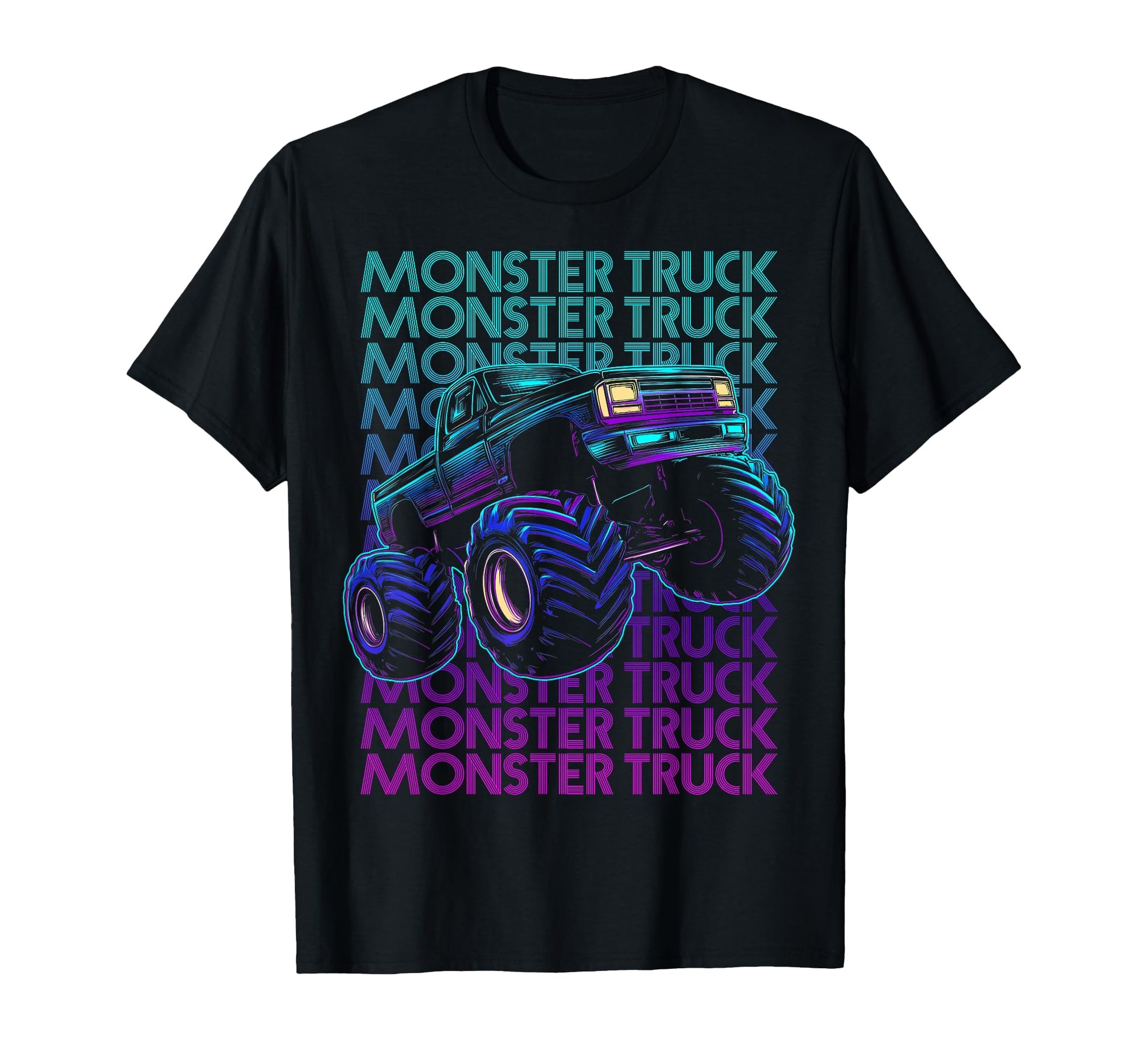 Monster Trucks 4 Wheeler Offroad T-Shirt - Novelty Apparel for Adults - T-Shirt, Sweatshirt, Hoodie