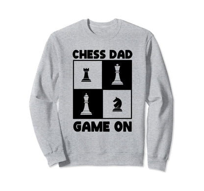 Game Chess Lover Fathers Day Sweatshirt - Casual Everyday Wear for Adults - T-Shirt, Sweatshirt, Hoodie