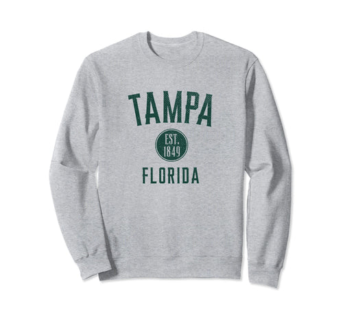 Tampa Florida Varsity Sweatshirt - Casual Everyday Wear Men Women - T-Shirt, Sweatshirt, Hoodie