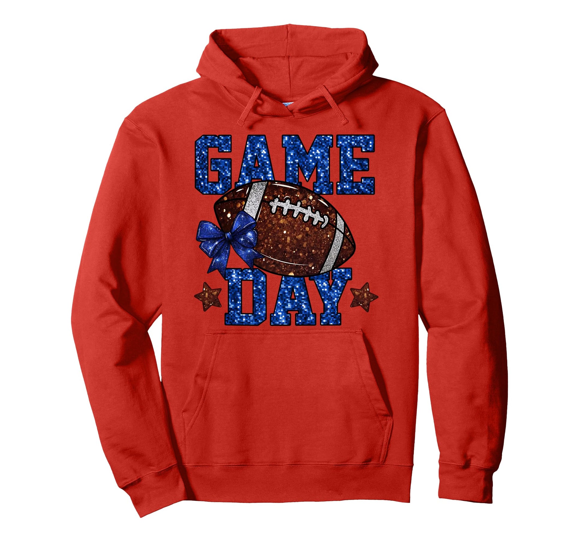 Game Day Touchdown Football Mom Go Cheer Hoodie - Custom Art Print Unisex - T-Shirt, Sweatshirt, Hoodie