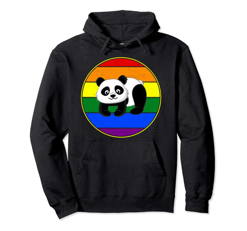Gay Panda Lgbtq Pride Stuff Teens Hoodie - Fun Novelty Design Unisex - T-Shirt, Sweatshirt, Hoodie