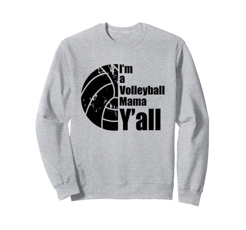 Black Volleyball Mom Funny Sports Sweatshirt - Novelty Apparel for Adults - T-Shirt, Sweatshirt, Hoodie