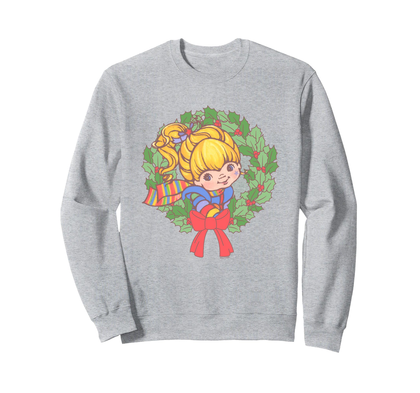Rainbow Brite Wreath Rainbow Sweatshirt - Custom Art Print Men Women - T-Shirt, Sweatshirt, Hoodie
