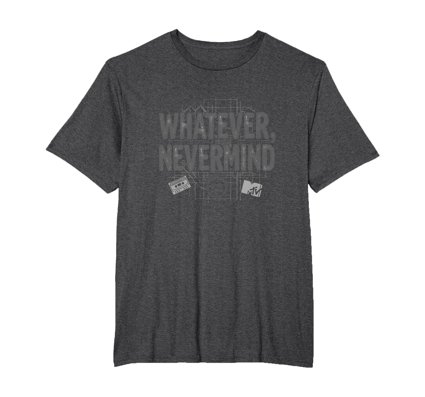 Whatever Nevermind Gen X T-Shirt - Casual Everyday Wear for Adults - T-Shirt, Sweatshirt, Hoodie