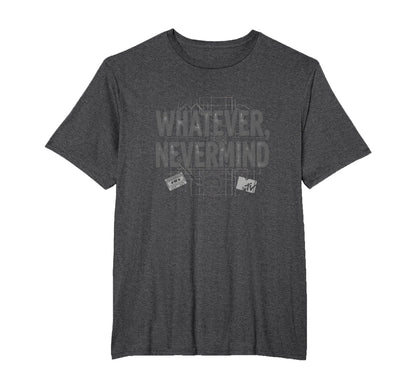 Whatever Nevermind Gen X Nostalgic 90S T-Shirt - Novelty Apparel Men Women - T-Shirt, Sweatshirt, Hoodie