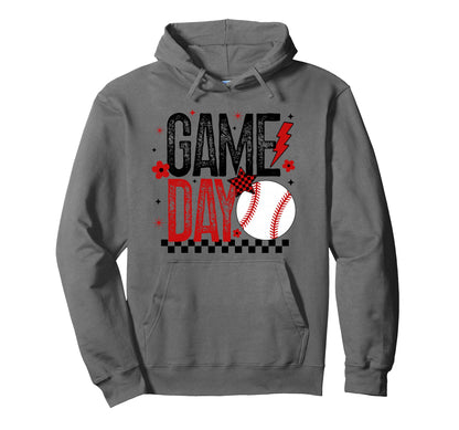 Baseball Mom Coach Baseball Player Black Hoodie - Minimalist Print Unisex - T-Shirt, Sweatshirt, Hoodie