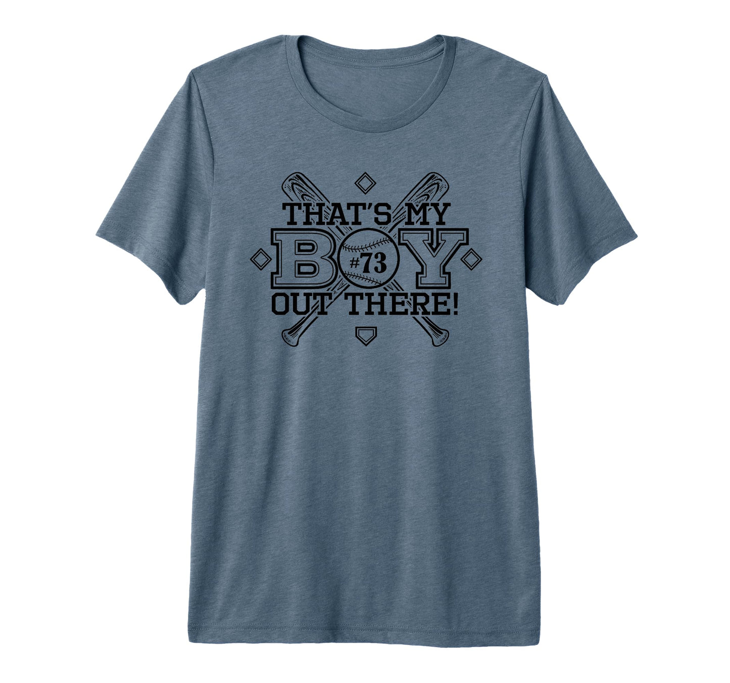 Baseball Mom Dad Thats My Proud Parent T-Shirt - Unique Graphic for Adults - T-Shirt, Sweatshirt, Hoodie